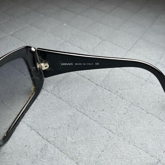 Versace MOD 4069-B Black Square Sunglasses Frames 66-16 125 Italy Designer Women